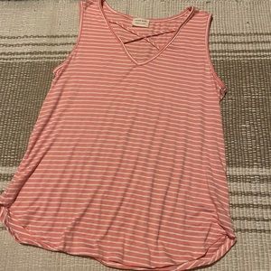Emory Park Women’s striped tank top SZ M